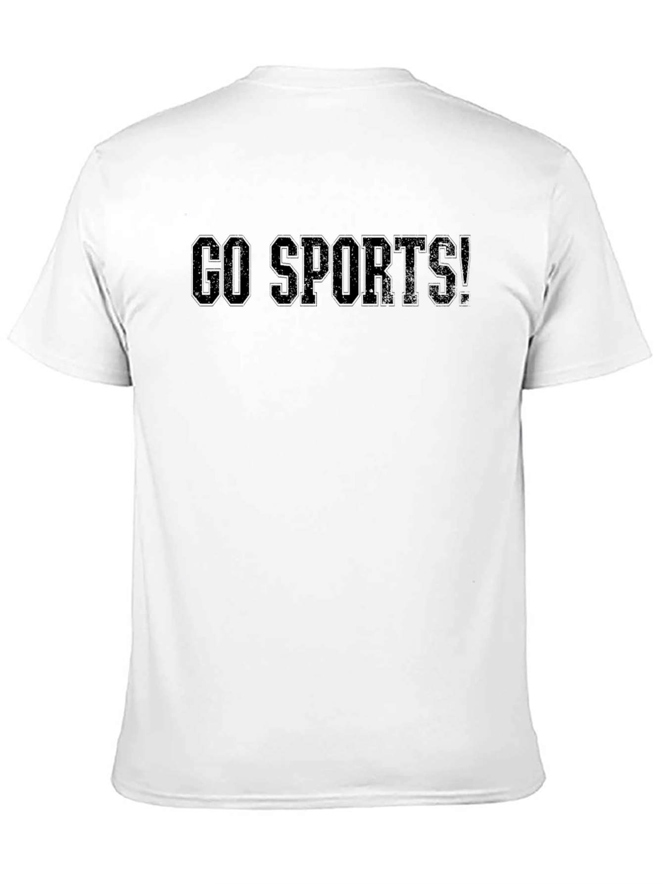 Go Sports! Black Graphic T-Shirt - Classic Fit