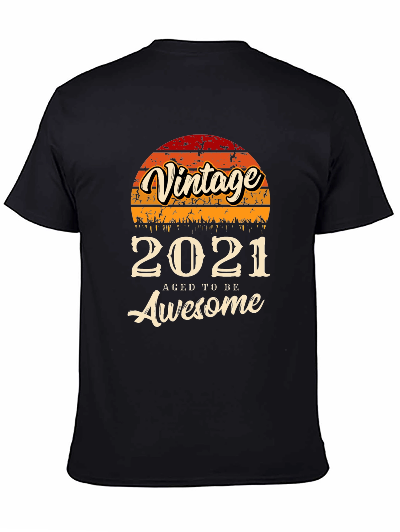 Vintage 2021 Aged To Be Awesome Graphic Tee