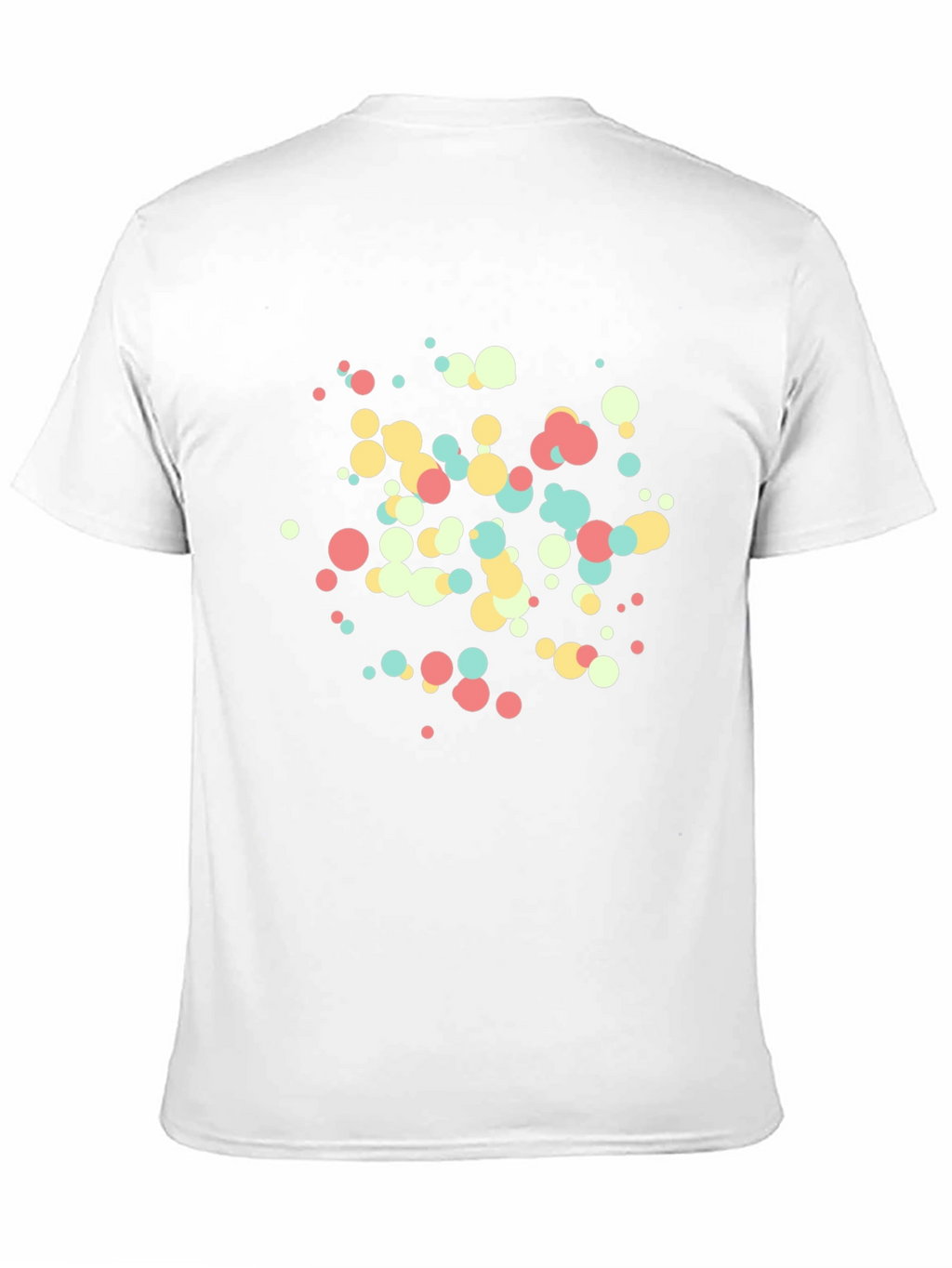 Modern Dots Tee - Black Cotton Blend