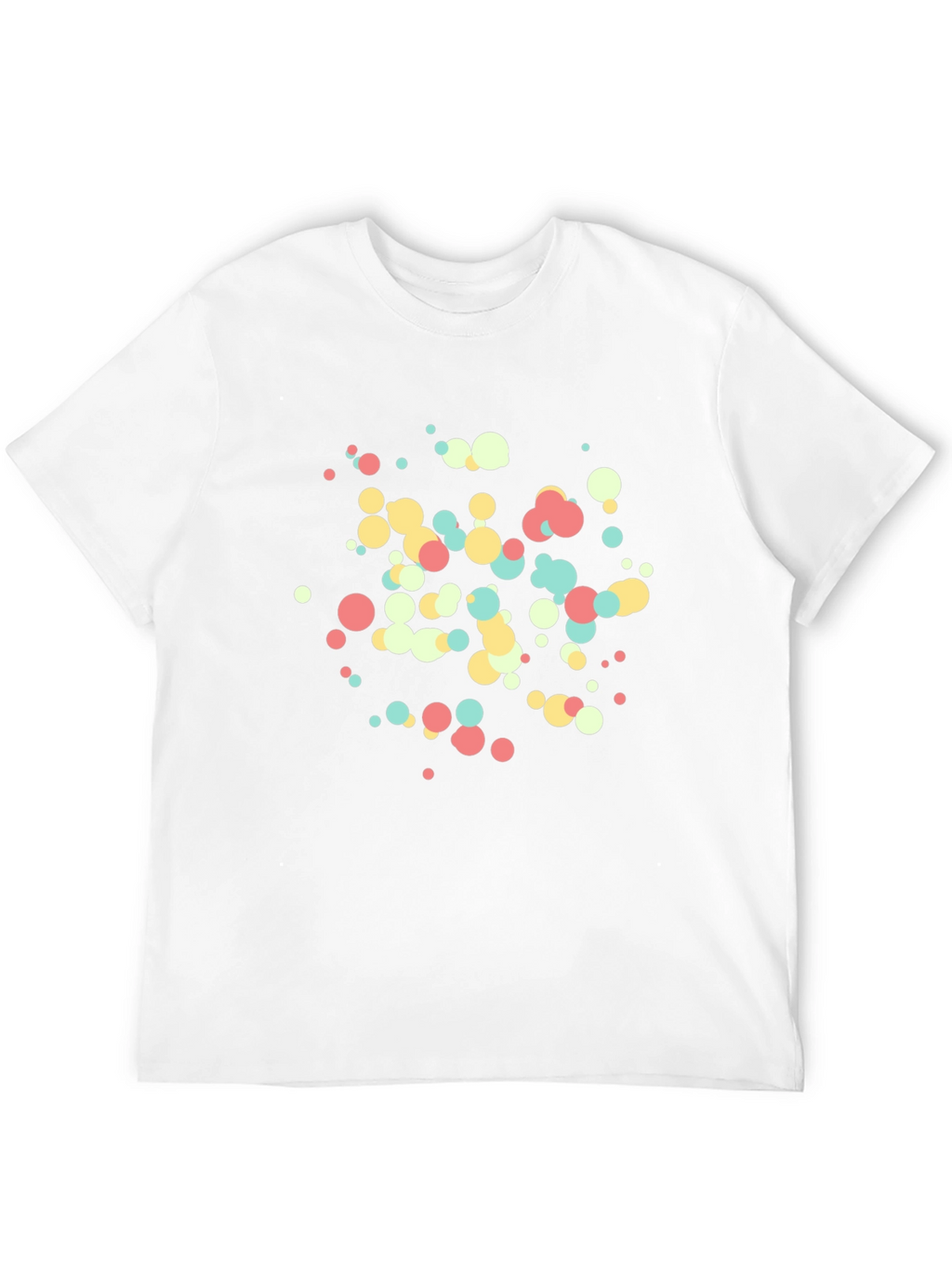 Modern Dots Tee - Black Cotton Blend