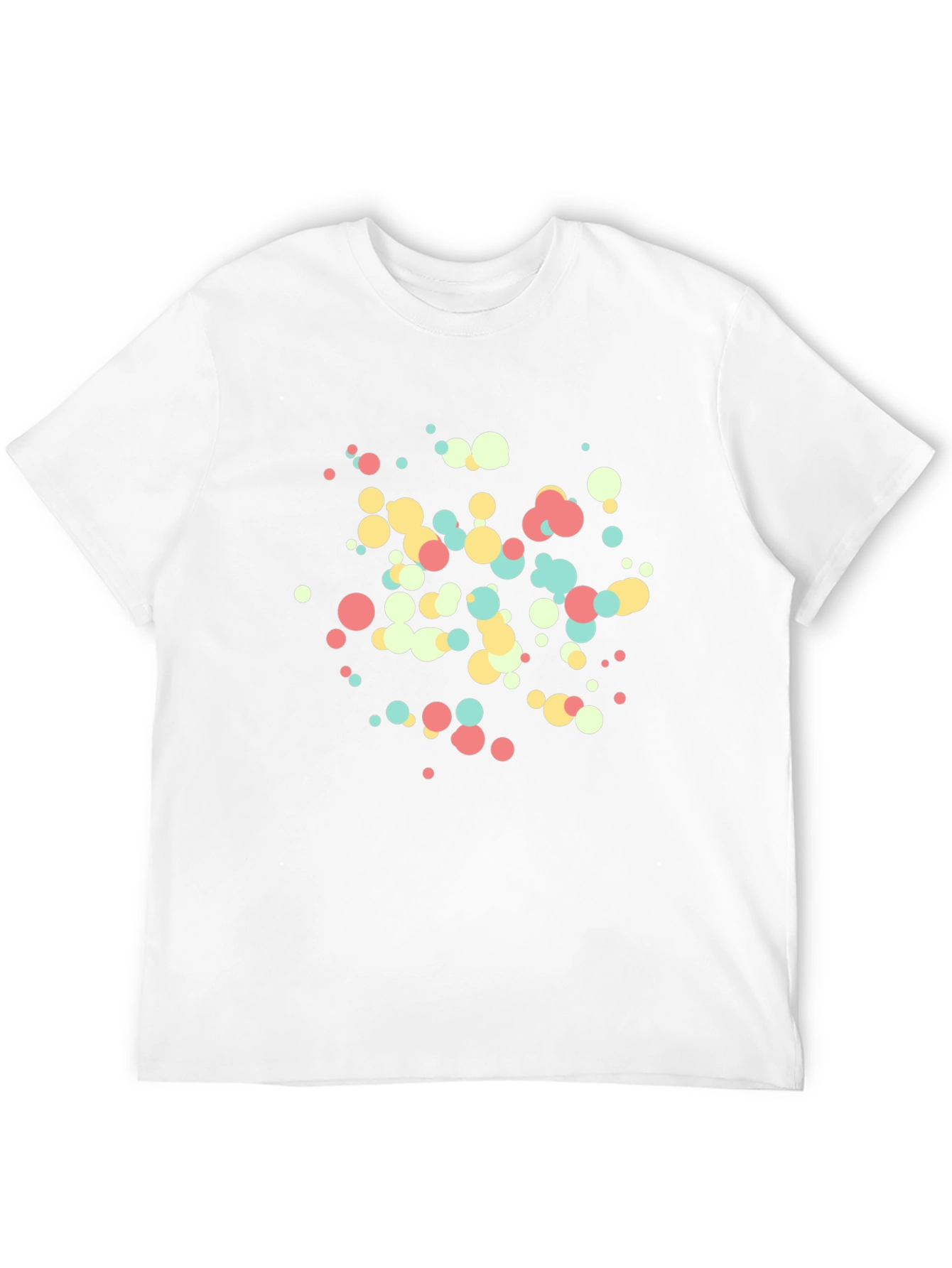 Modern Dots Tee - Black Cotton Blend