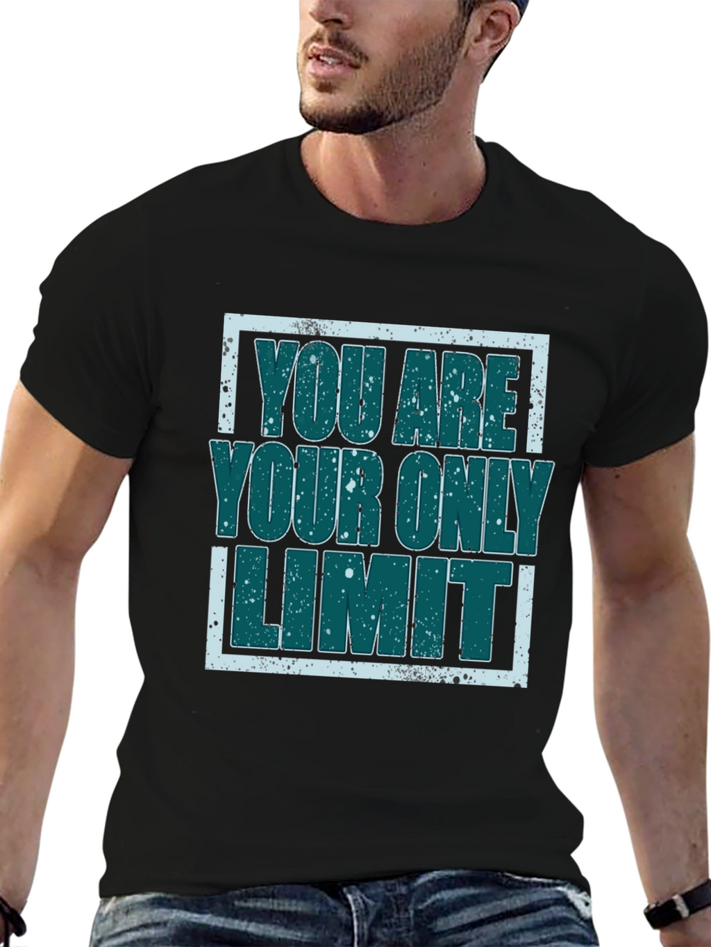 Inspirational Graphic Tee - You Are Your Only Limit