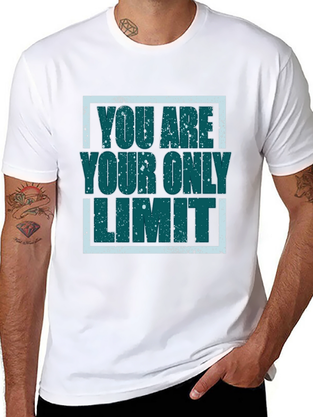 Inspirational Graphic Tee - You Are Your Only Limit