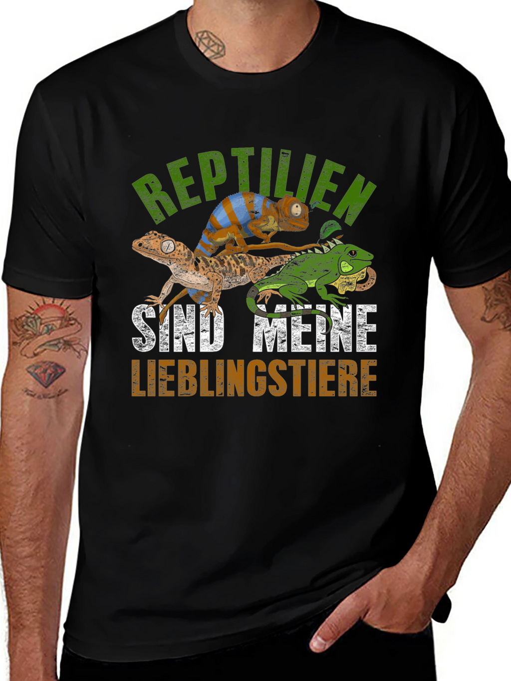 Reptilien Sind Meine Lieblingstiere Reptile T-Shirt