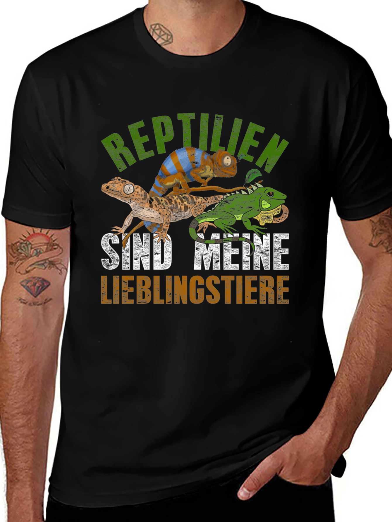 Reptilien Sind Meine Lieblingstiere Reptile T-Shirt