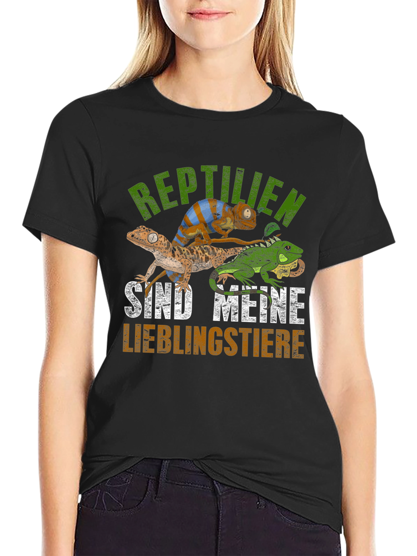 Reptilien Sind Meine Lieblingstiere Reptile T-Shirt