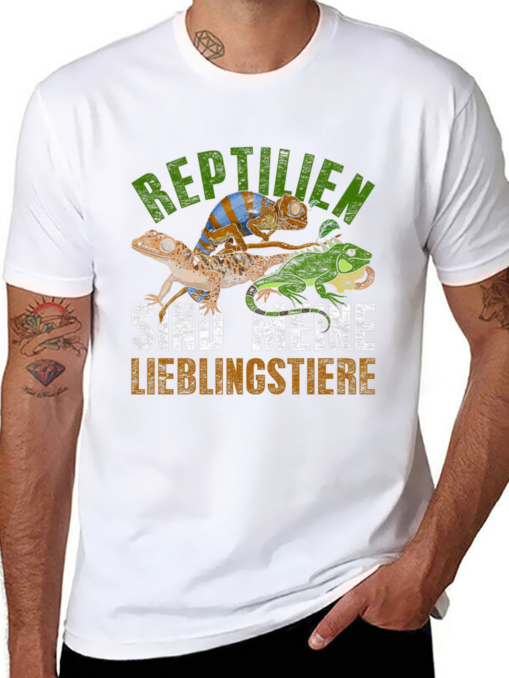Reptilien Sind Meine Lieblingstiere Reptile T-Shirt