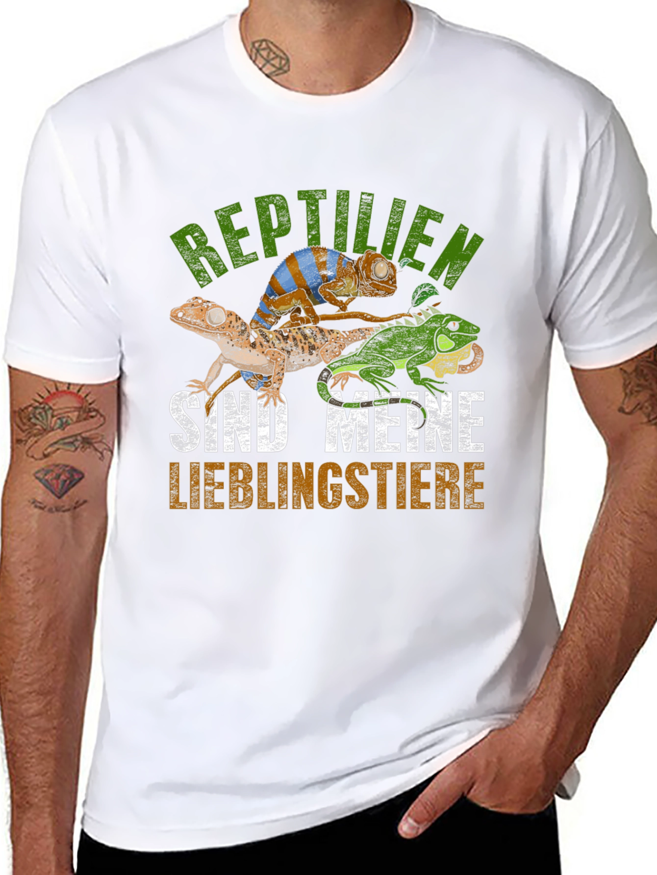 Reptilien Sind Meine Lieblingstiere Reptile T-Shirt