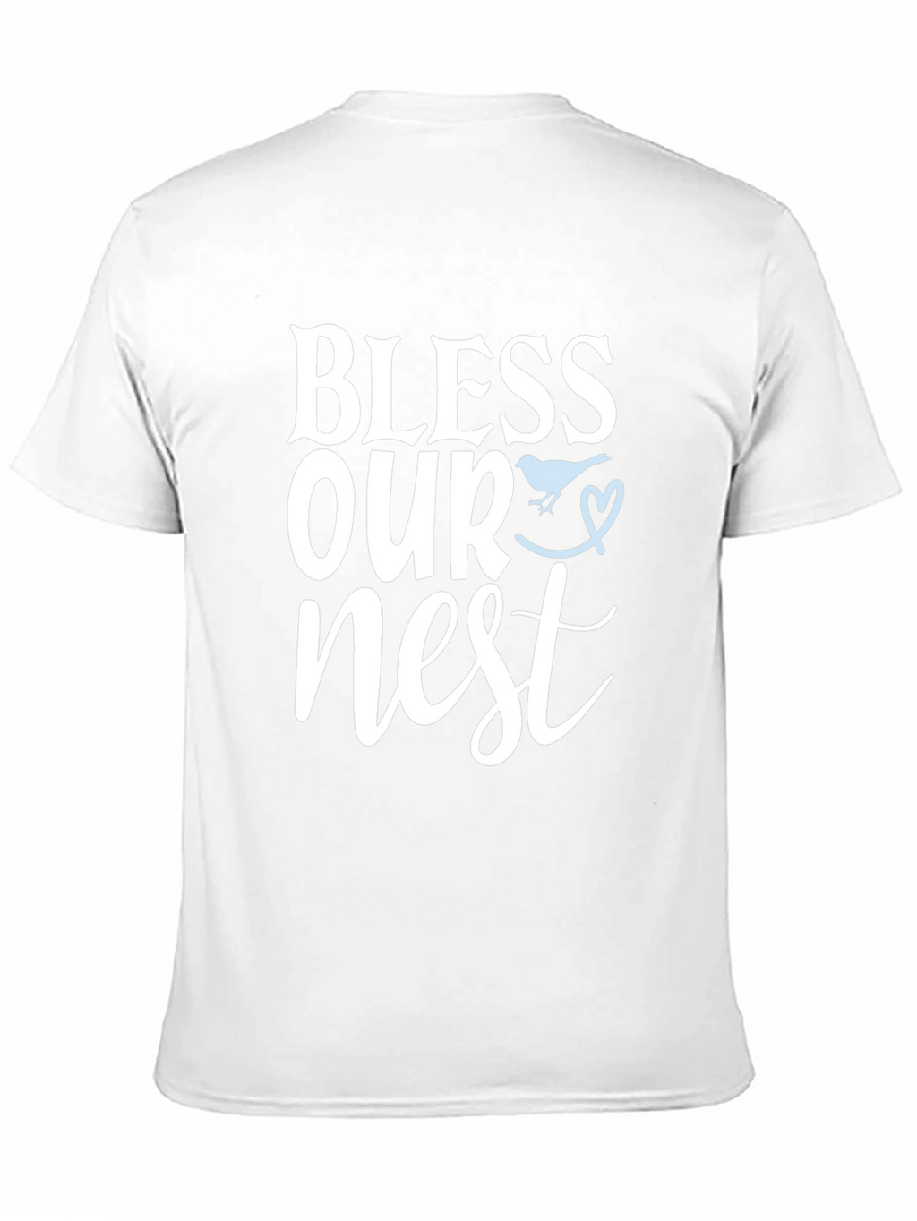 Bless Our Nest Graphic Tee - Black