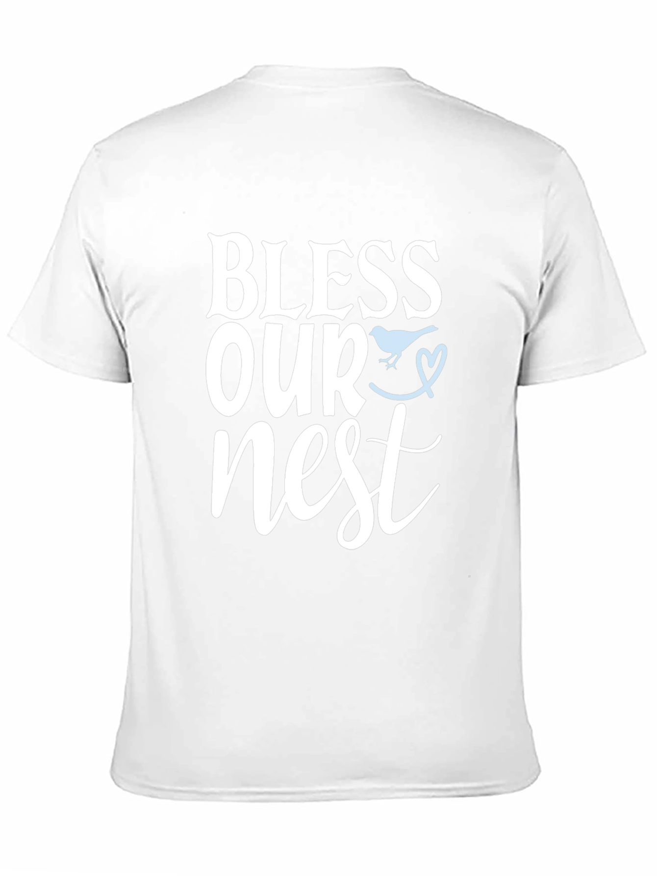 Bless Our Nest Graphic Tee - Black