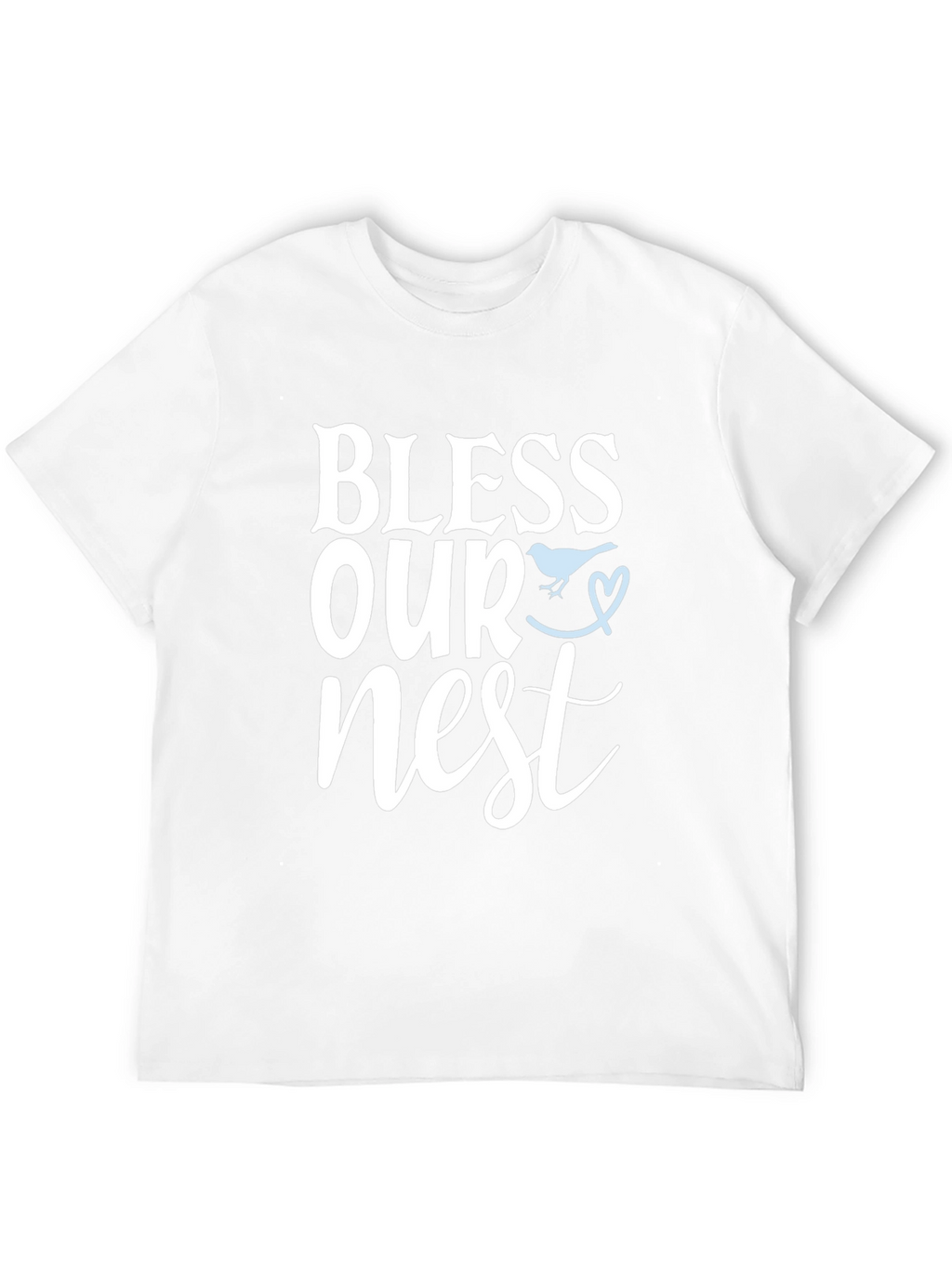 Bless Our Nest Graphic Tee - Black