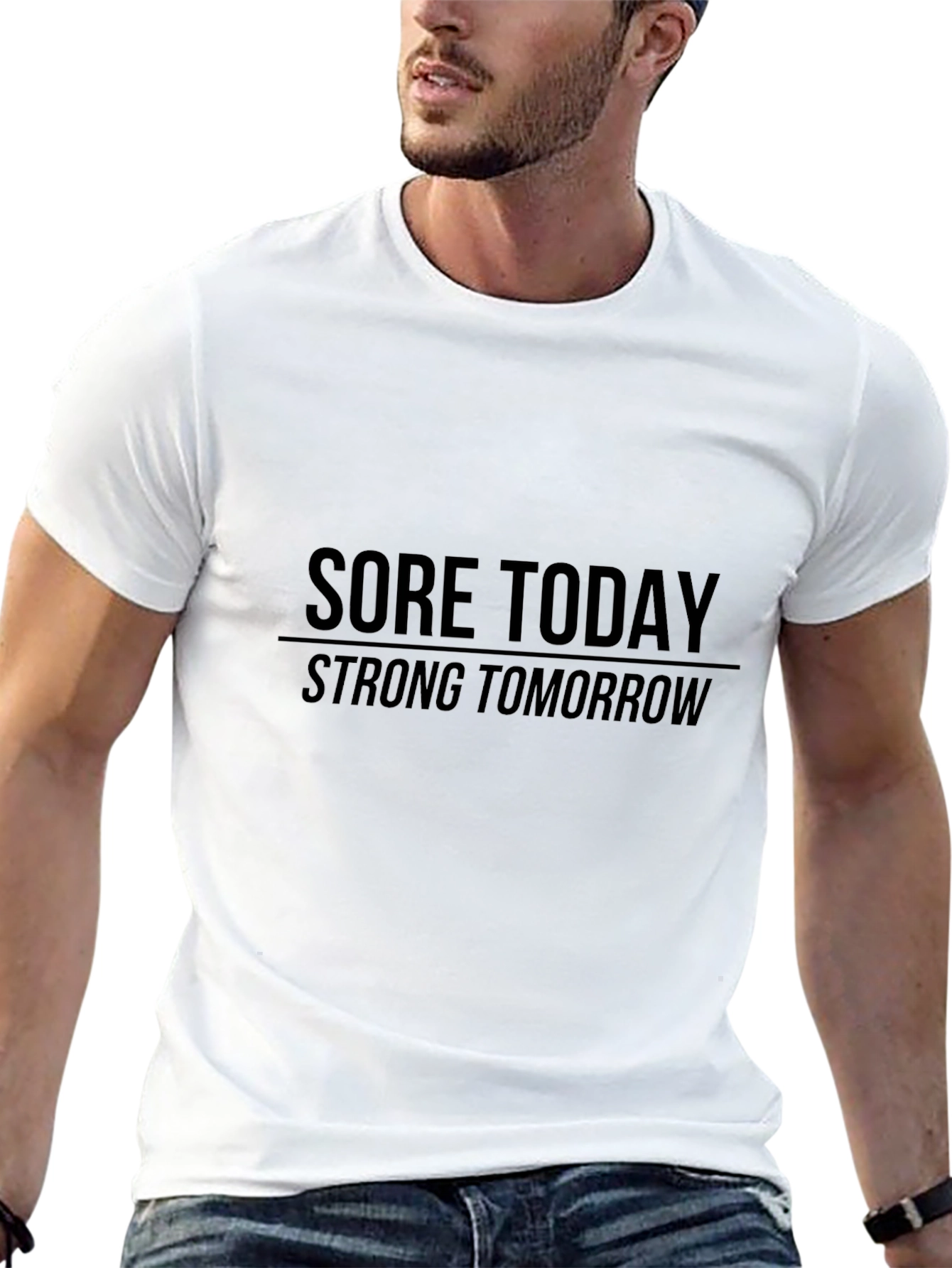 Sore Today Strong Tomorrow Black Graphic Tee