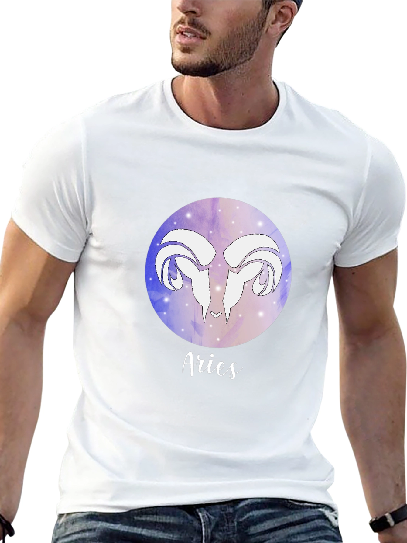 Aries Zodiac Graphic Tee - Trendy Astrology Shirt