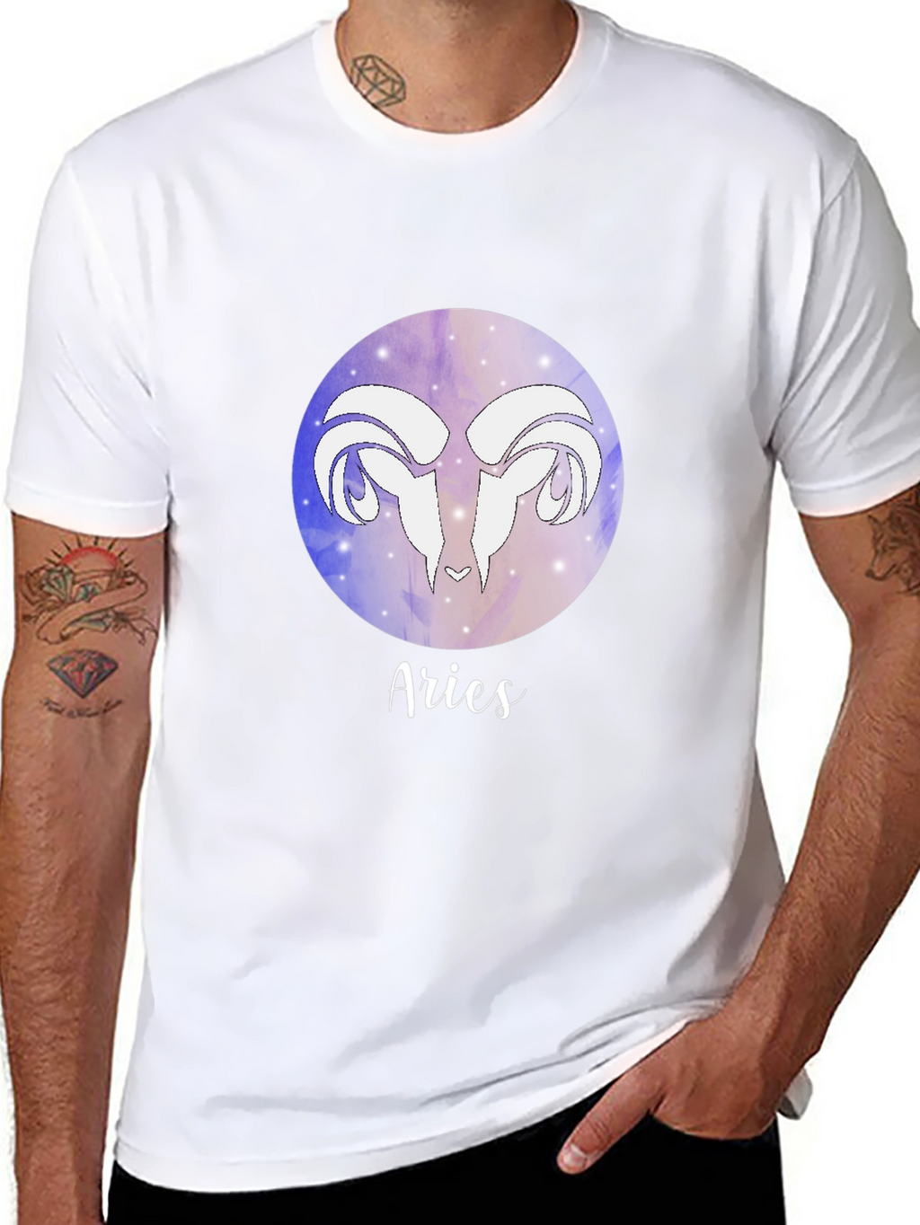 Aries Zodiac Graphic Tee - Trendy Astrology Shirt