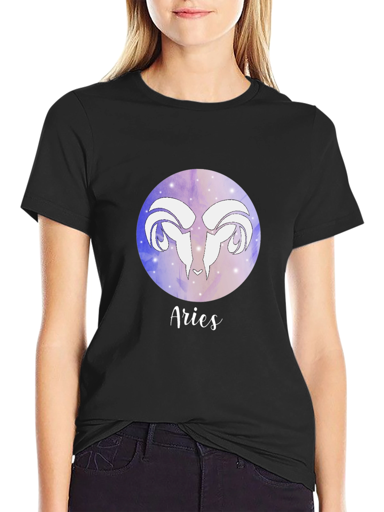Aries Zodiac Graphic Tee - Trendy Astrology Shirt