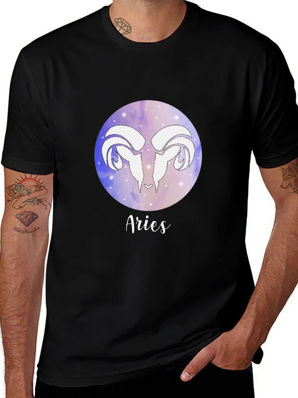 Aries Zodiac Graphic Tee - Trendy Astrology Shirt