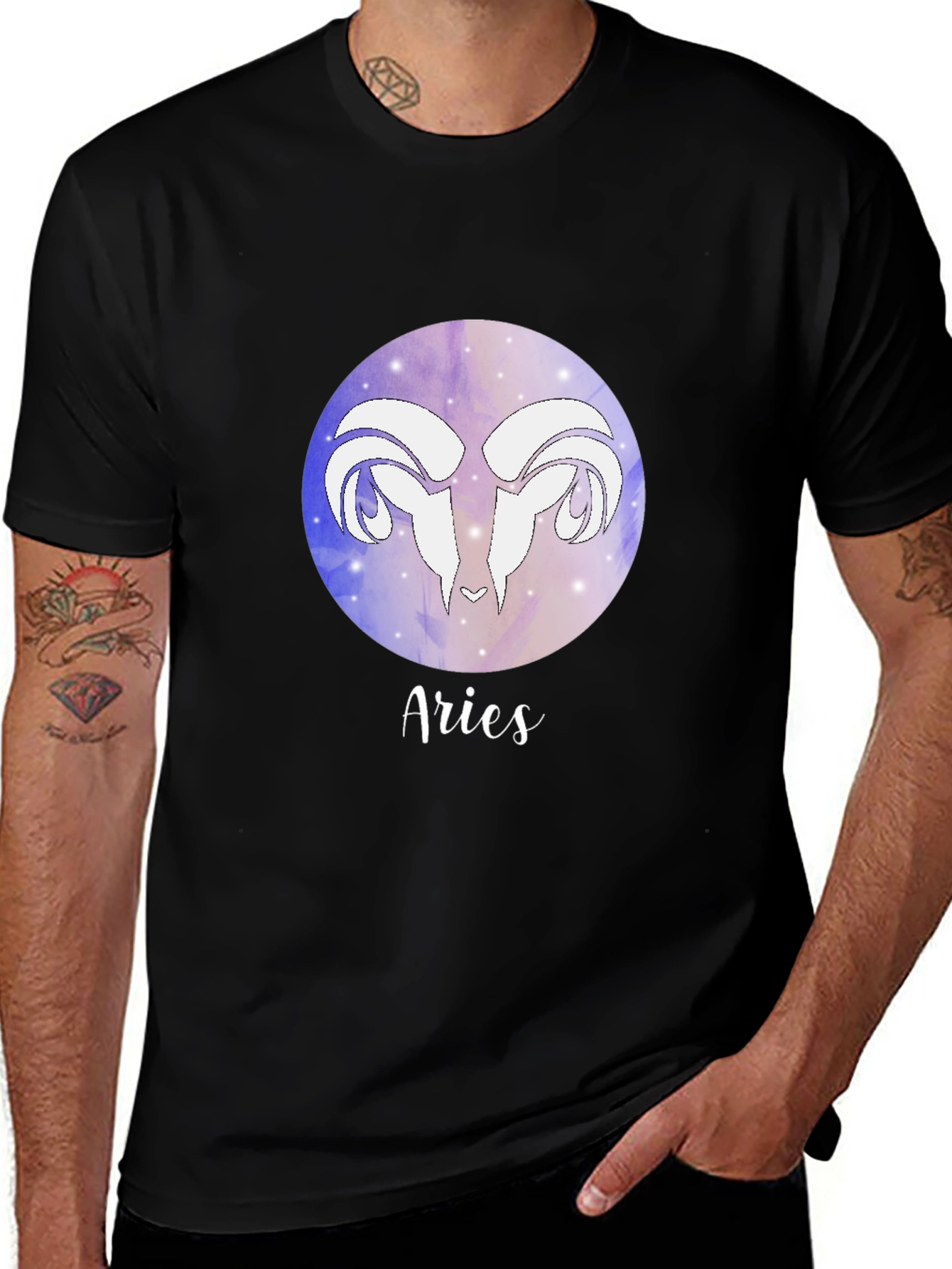 Aries Zodiac Graphic Tee - Trendy Astrology Shirt