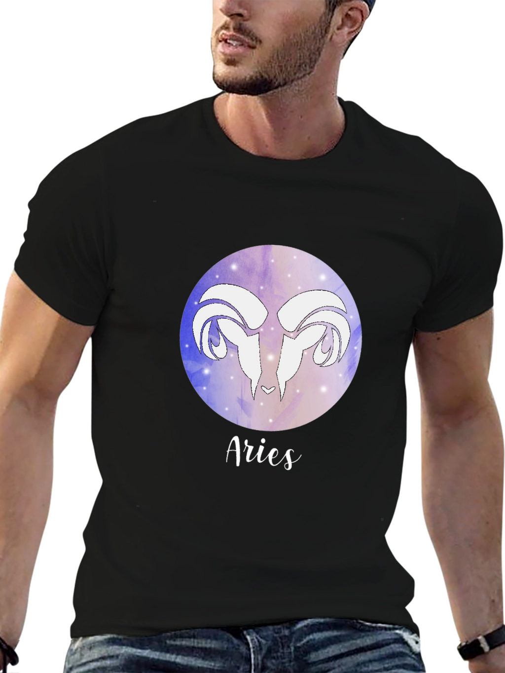 Aries Zodiac Graphic Tee - Trendy Astrology Shirt