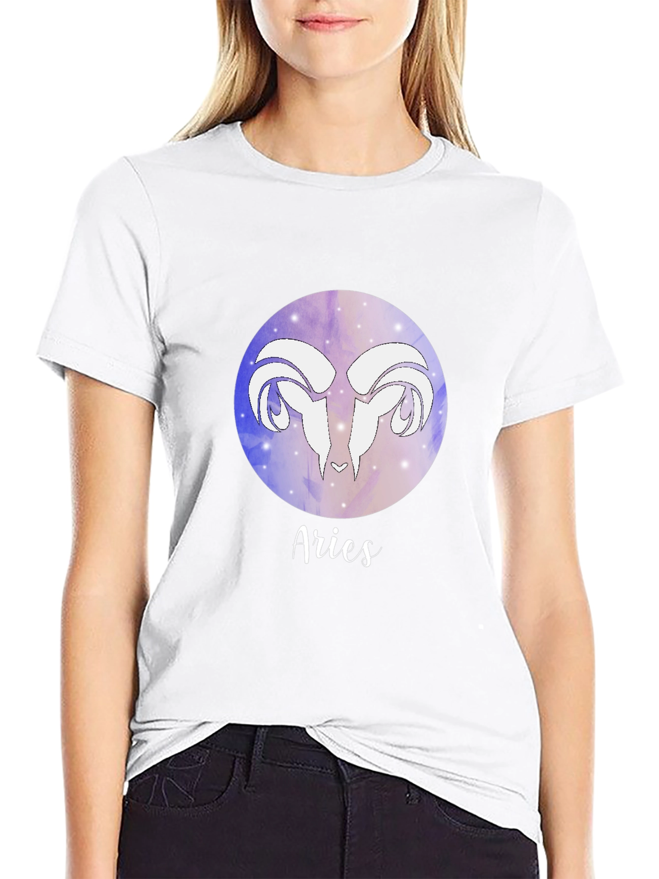 Aries Zodiac Graphic Tee - Trendy Astrology Shirt