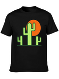 Cactus Sunset Graphic Tee - Desert Style Comfort