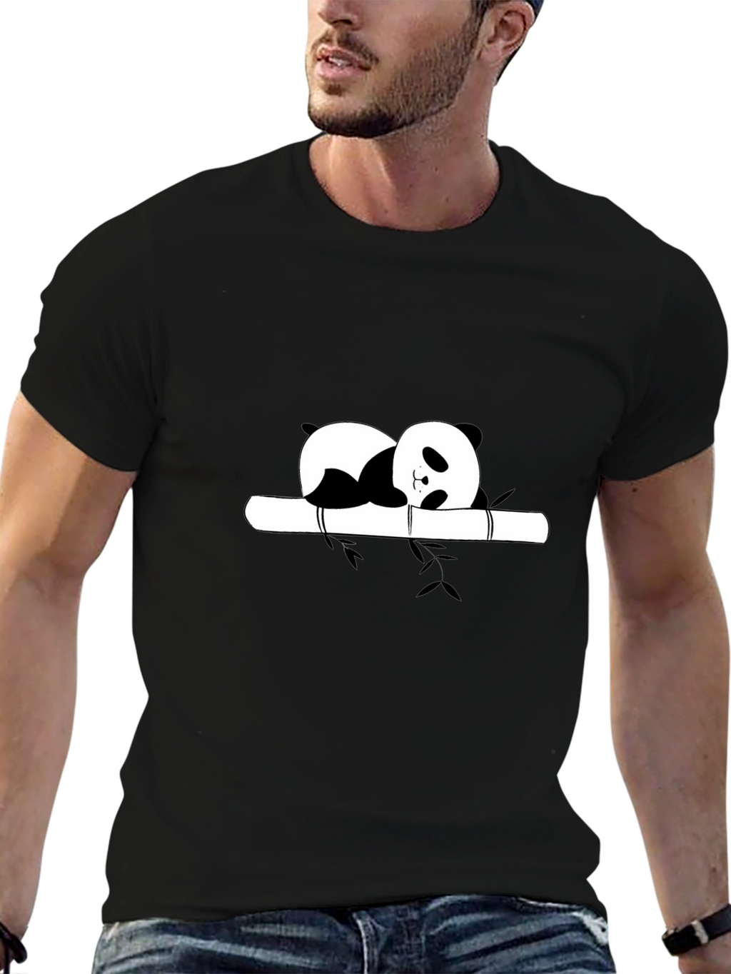 Panda Bamboo T-Shirt - Relaxed Graphic Tee