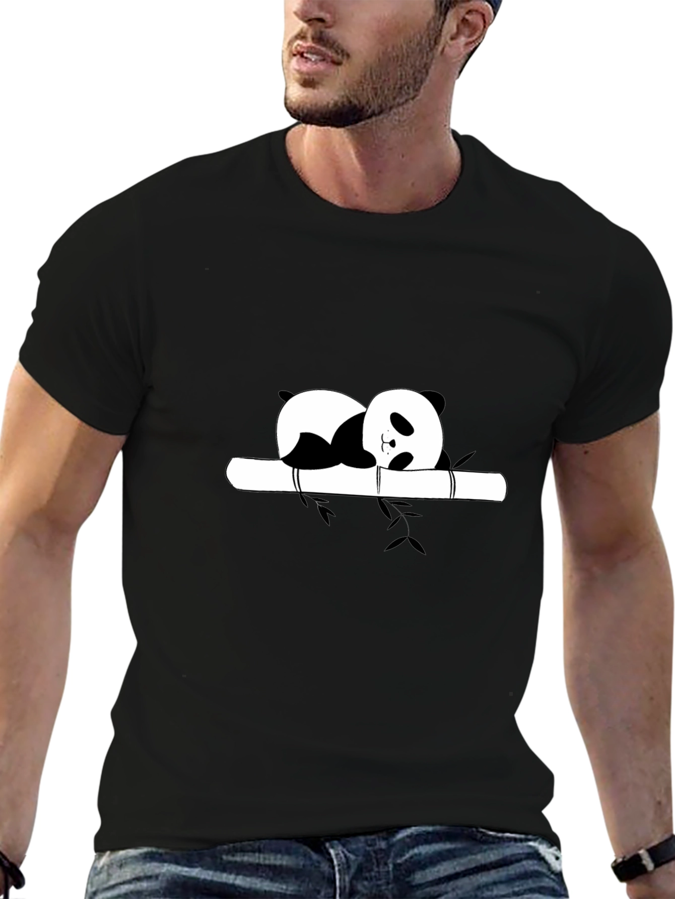 Panda Bamboo T-Shirt - Relaxed Graphic Tee