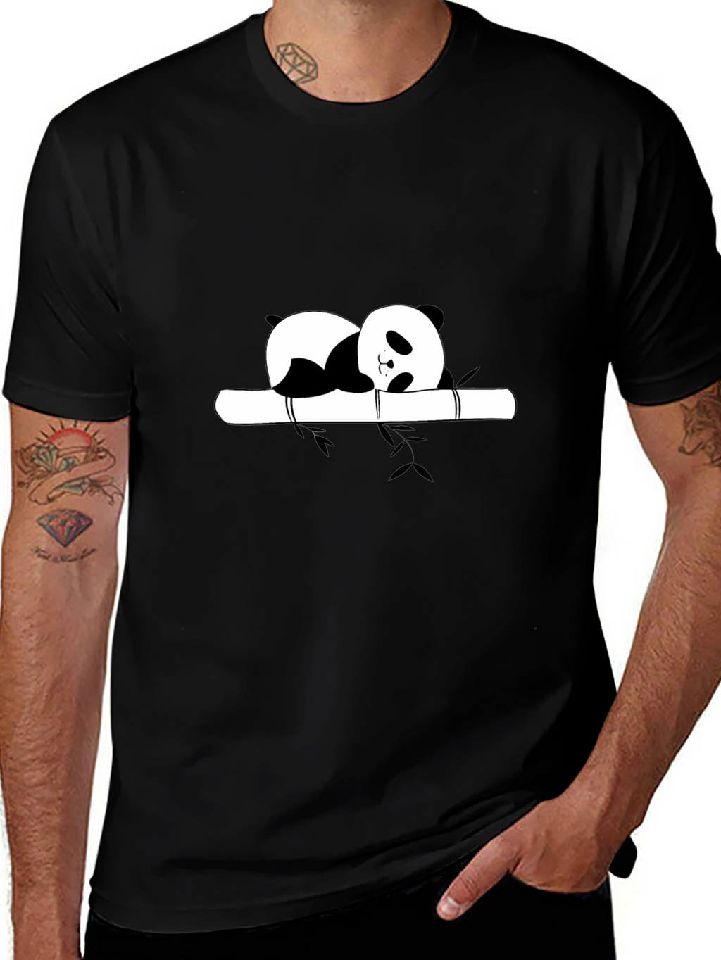 Panda Bamboo T-Shirt - Relaxed Graphic Tee