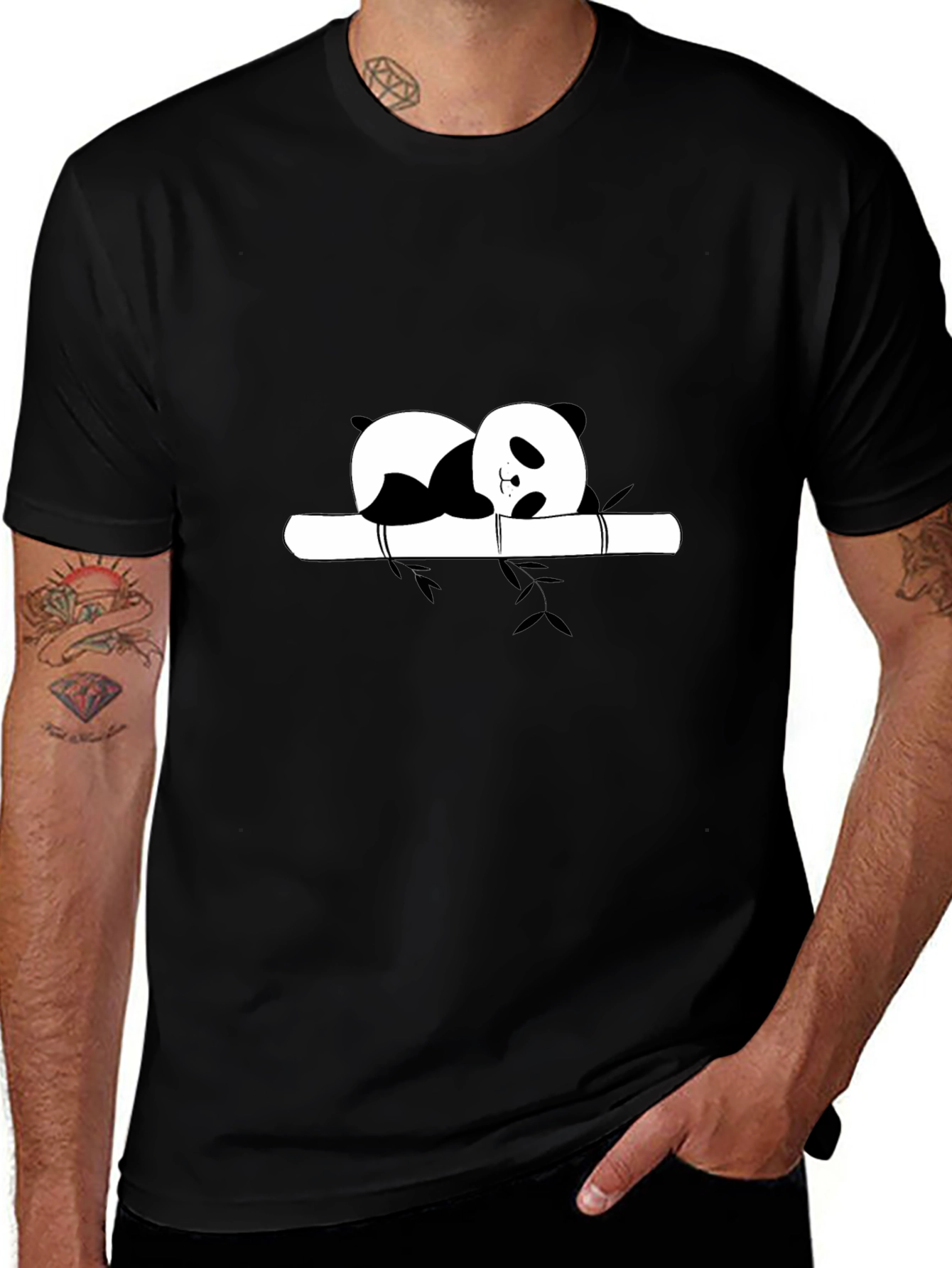 Panda Bamboo T-Shirt - Relaxed Graphic Tee