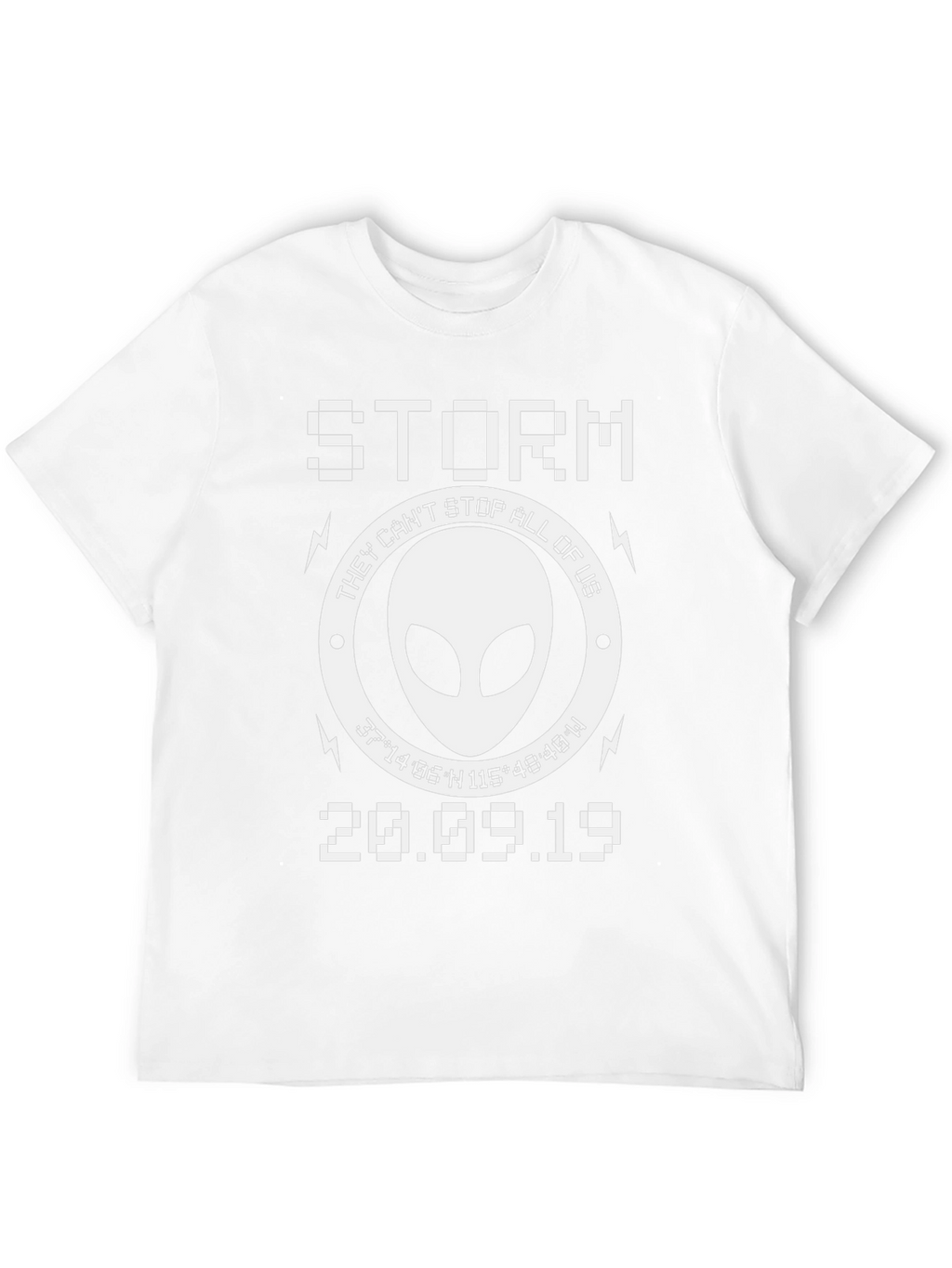 Storm Area 51 Alien T-Shirt Conspiracy Top