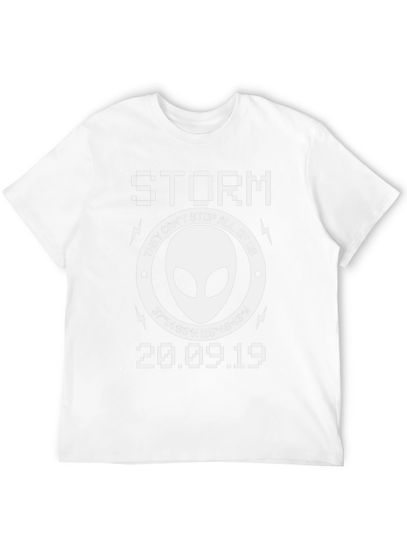 Storm Area 51 Alien T-Shirt Conspiracy Top