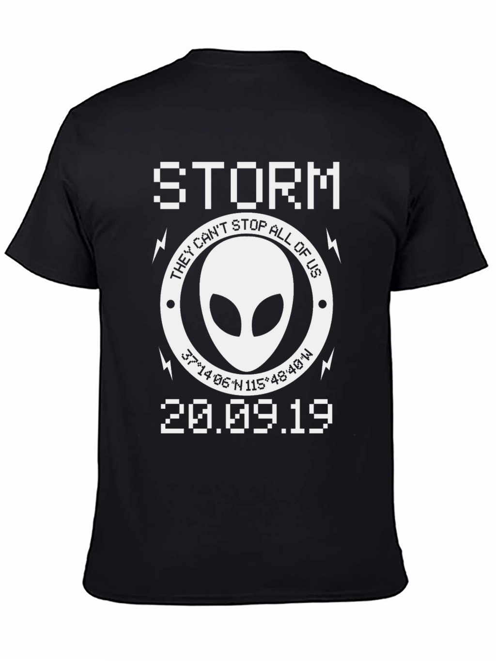 Storm Area 51 Alien T-Shirt Conspiracy Top