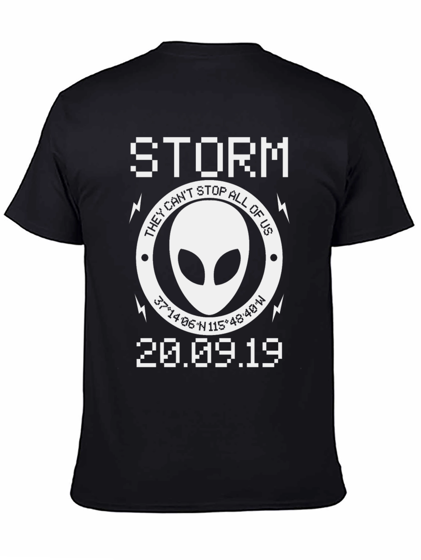Storm Area 51 Alien T-Shirt Conspiracy Top