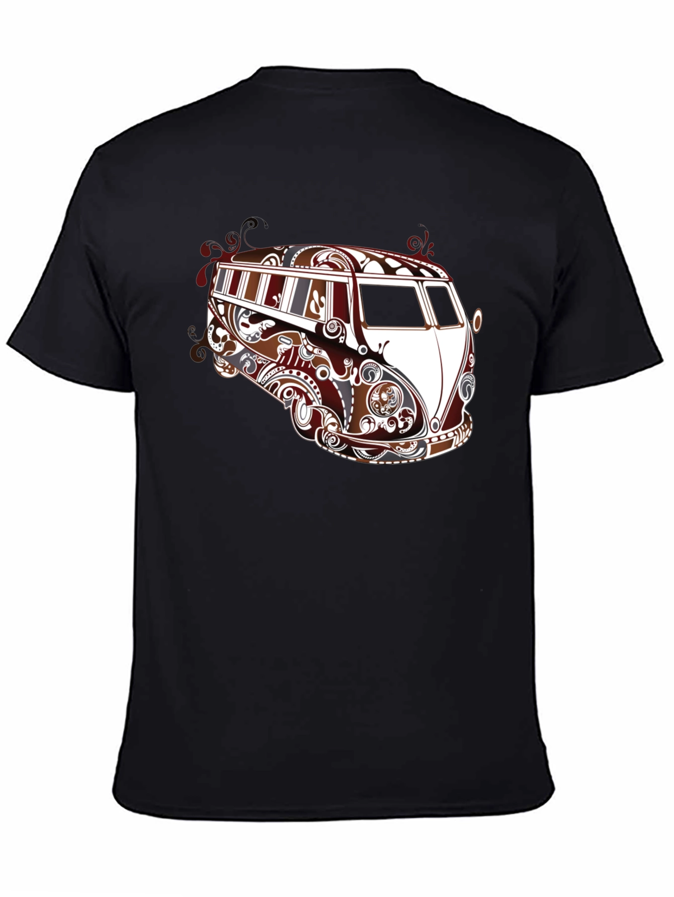 Cool VW Bus Graphic Tee - Black