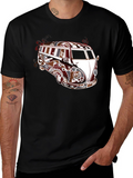Cool VW Bus Graphic Tee - Black
