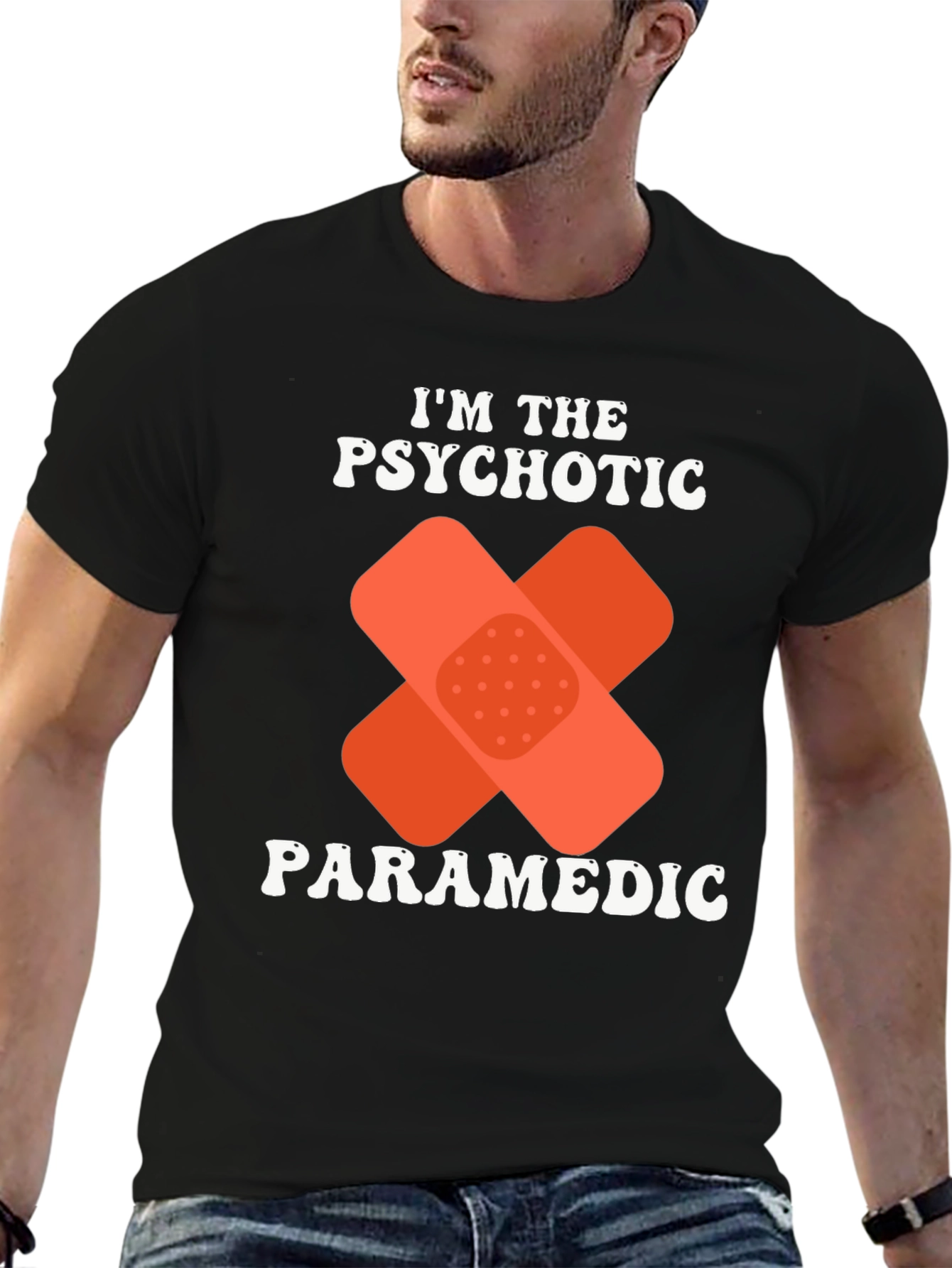 Psychotic Paramedic T-Shirt Funny EMT Graphic Tee