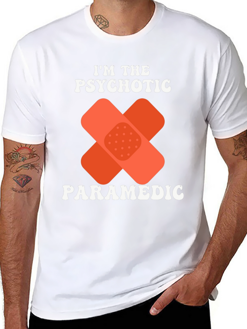 Psychotic Paramedic T-Shirt Funny EMT Graphic Tee