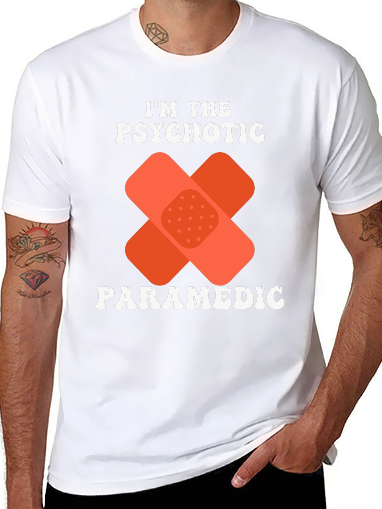 Psychotic Paramedic T-Shirt Funny EMT Graphic Tee