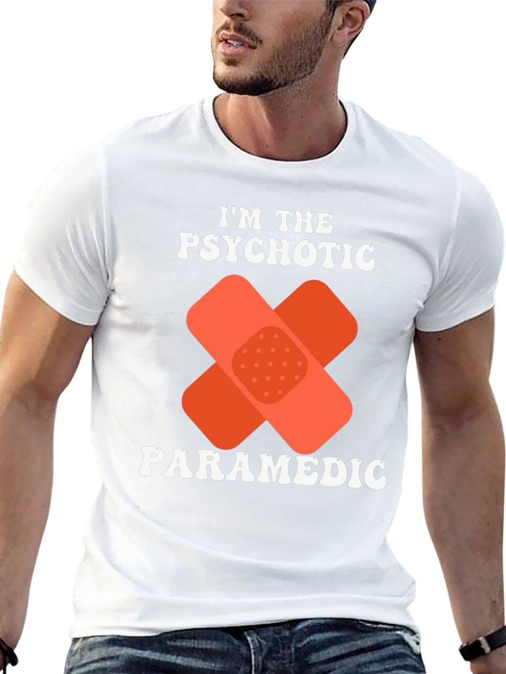 Psychotic Paramedic T-Shirt Funny EMT Graphic Tee
