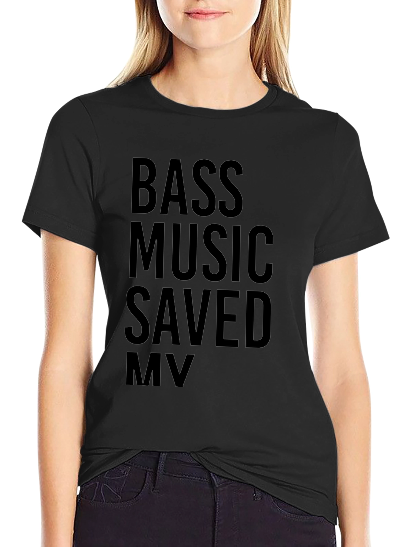 Bass Music Saved My Life Graphic Tee