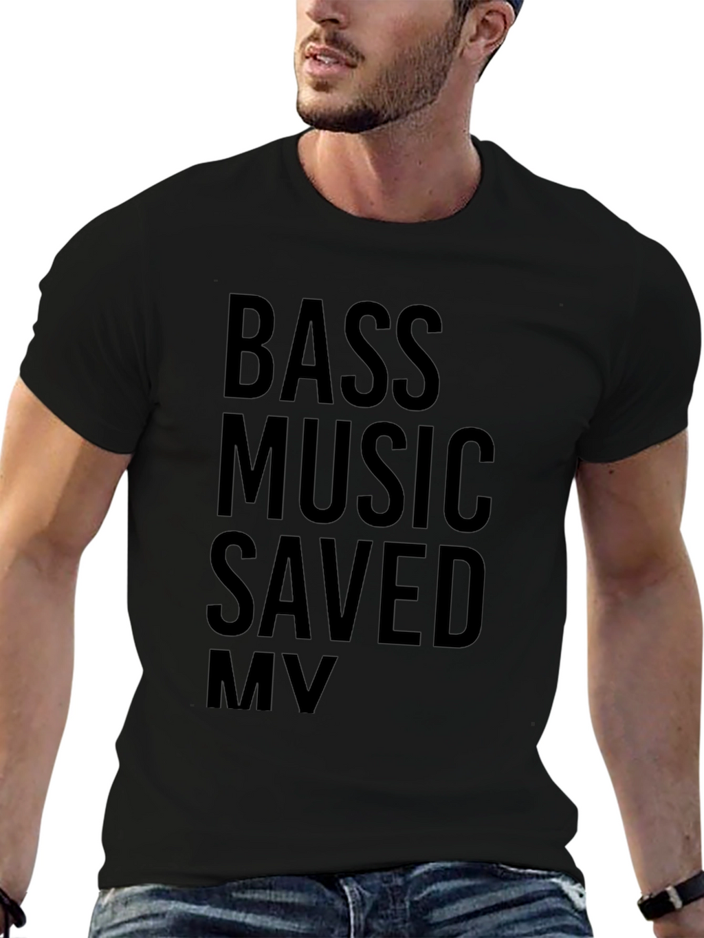 Bass Music Saved My Life Graphic Tee