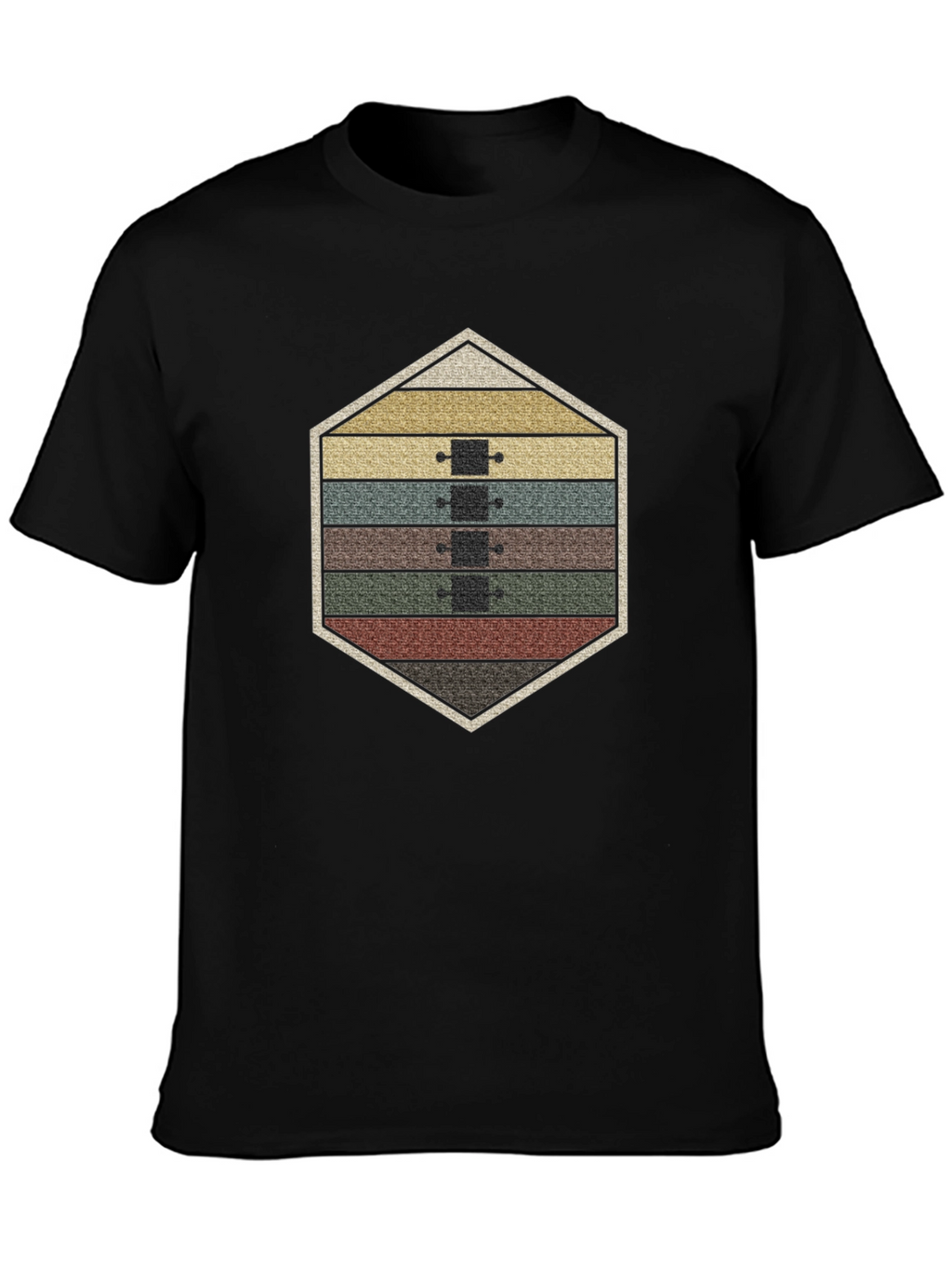 Retro Skateboard Stack T-Shirt