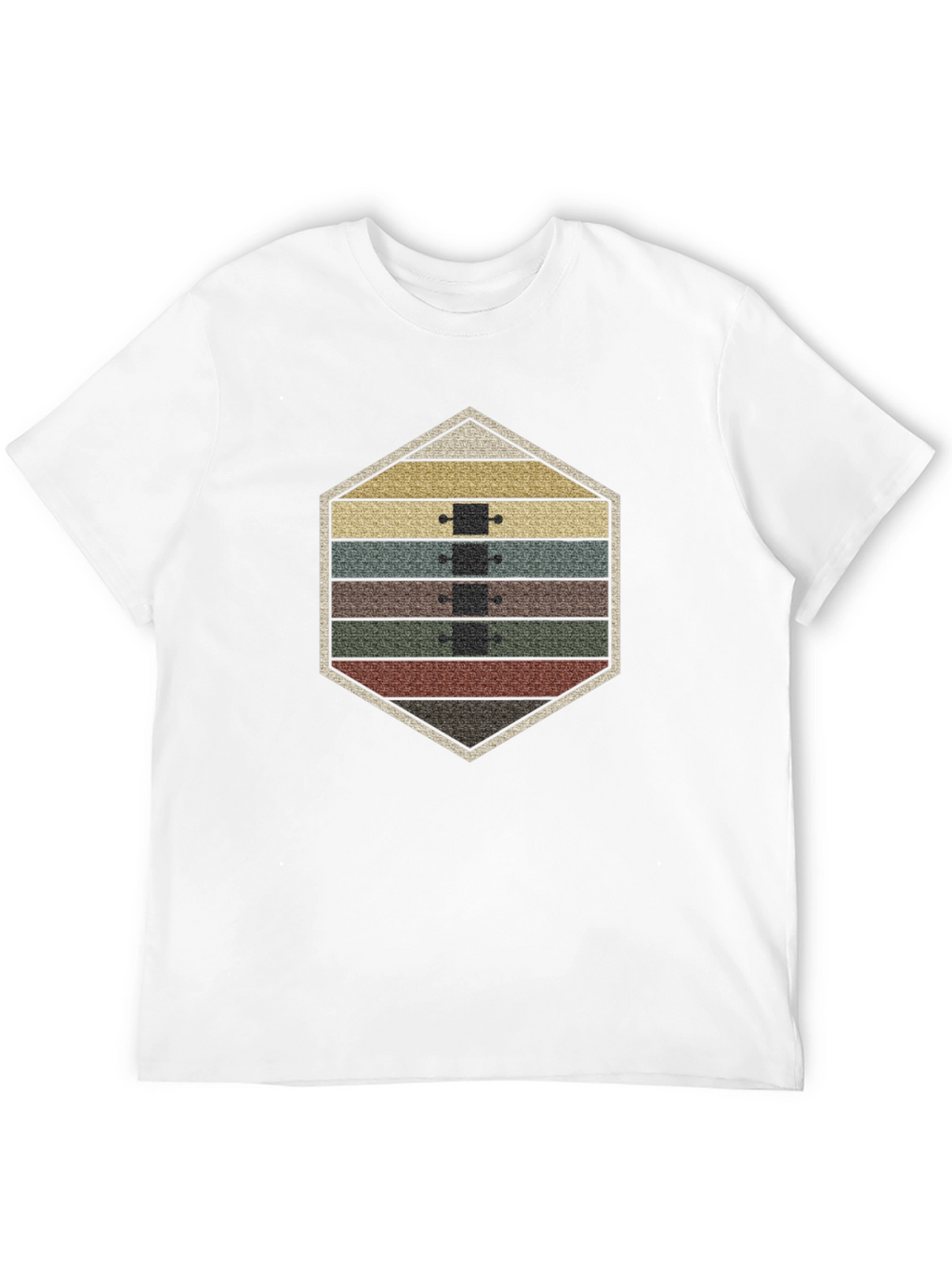 Retro Skateboard Stack T-Shirt