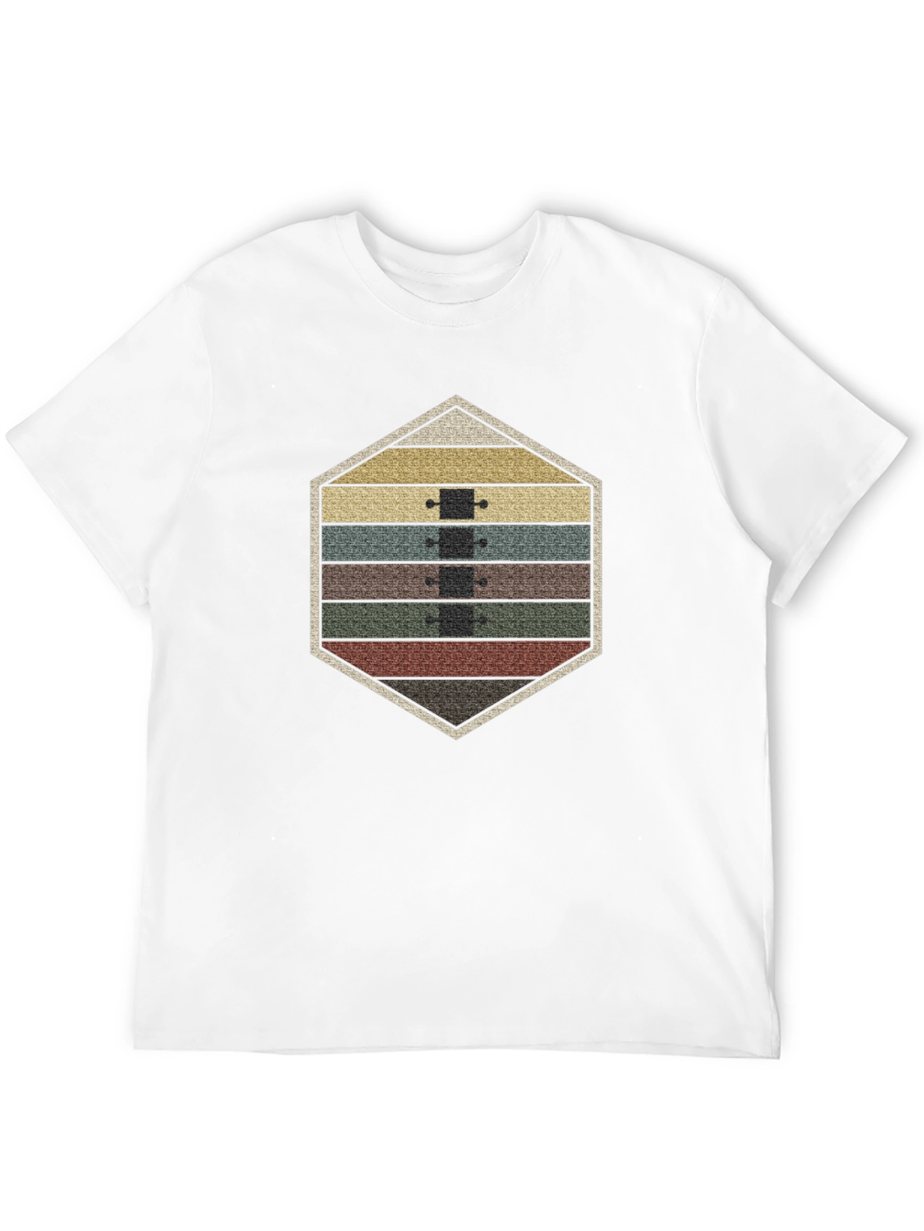 Retro Skateboard Stack T-Shirt