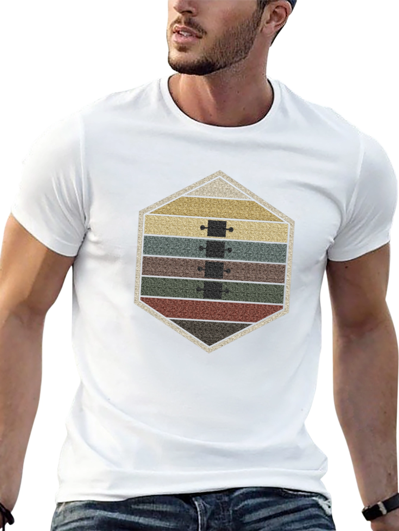 Retro Skateboard Stack T-Shirt