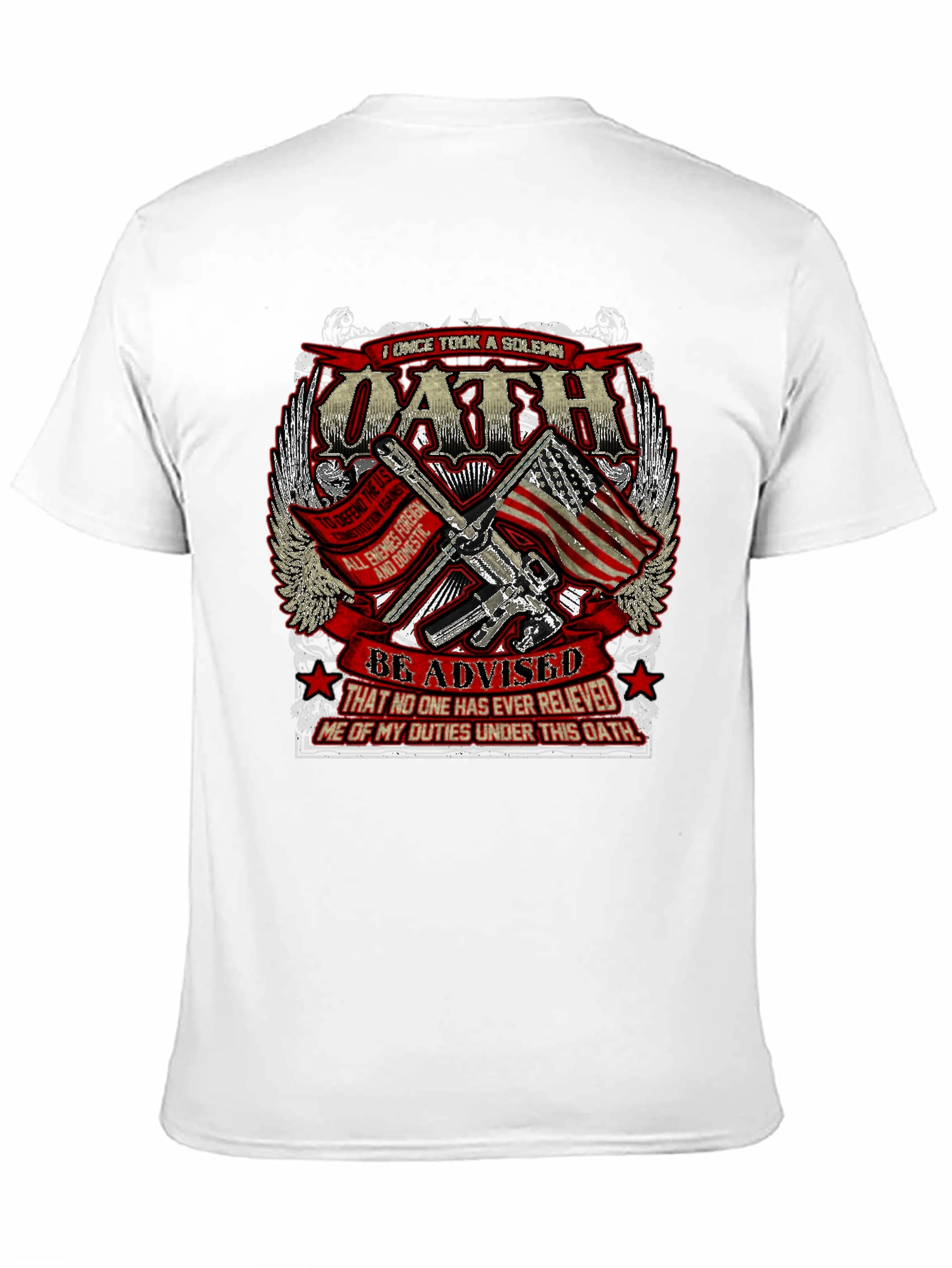 Oath T-Shirt - Patriotic Design
