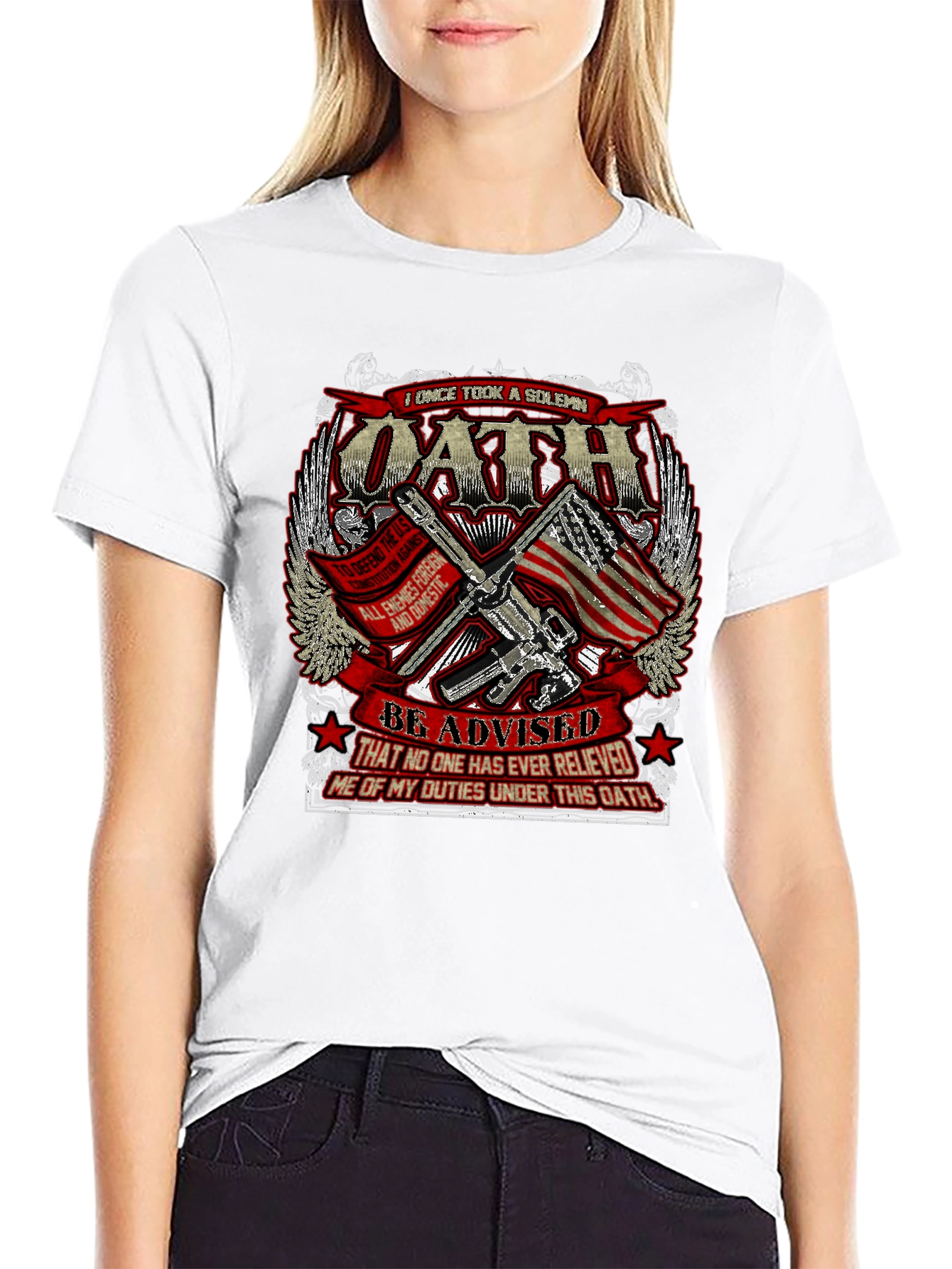Oath T-Shirt - Patriotic Design