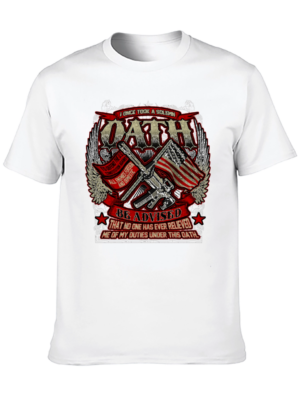Oath T-Shirt - Patriotic Design
