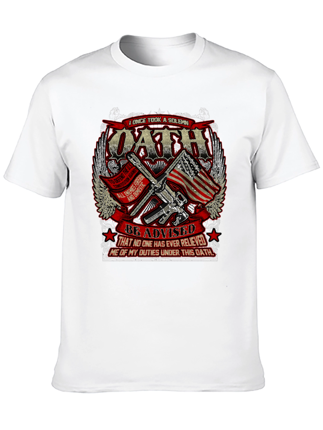 Oath T-Shirt - Patriotic Design