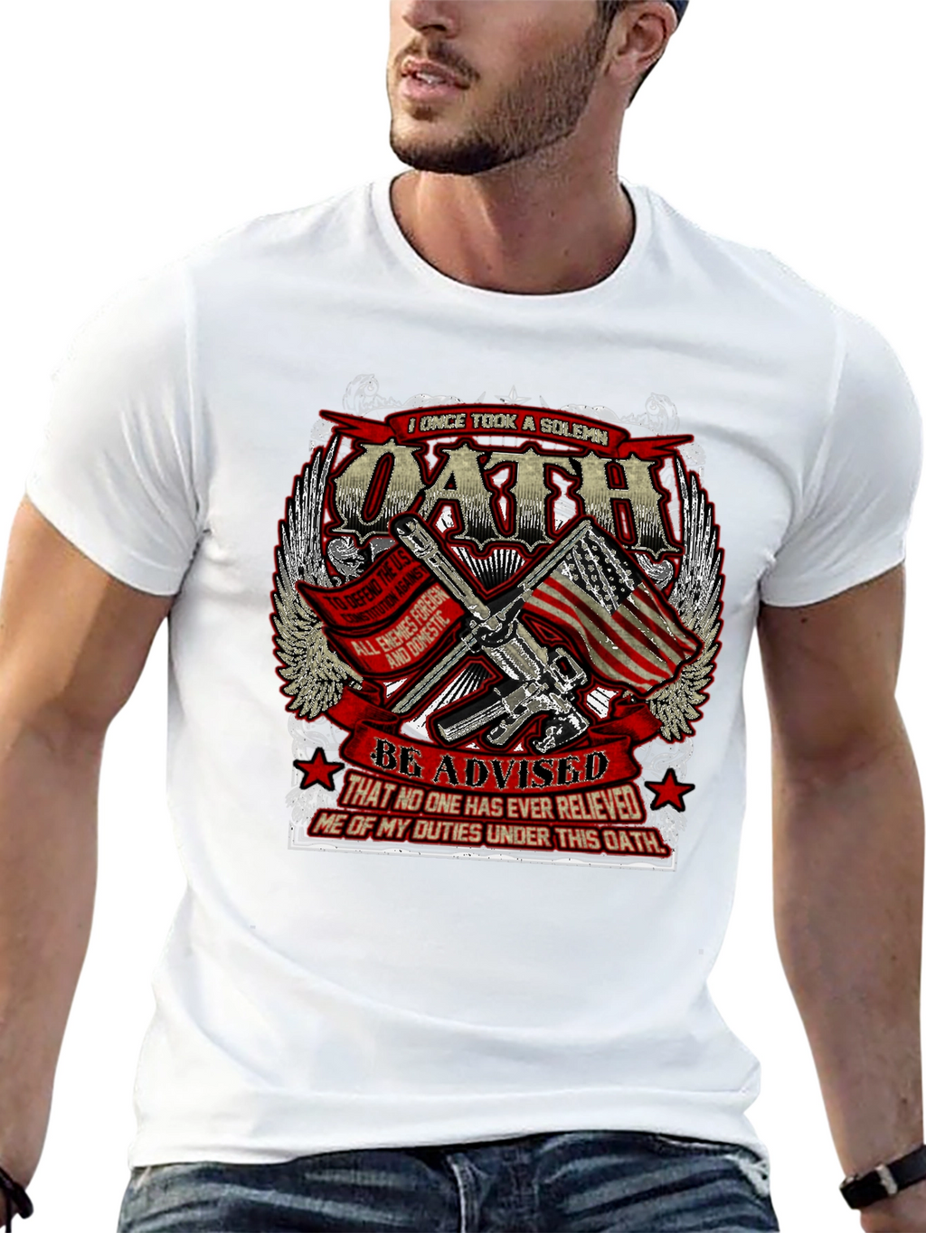 Oath T-Shirt - Patriotic Design