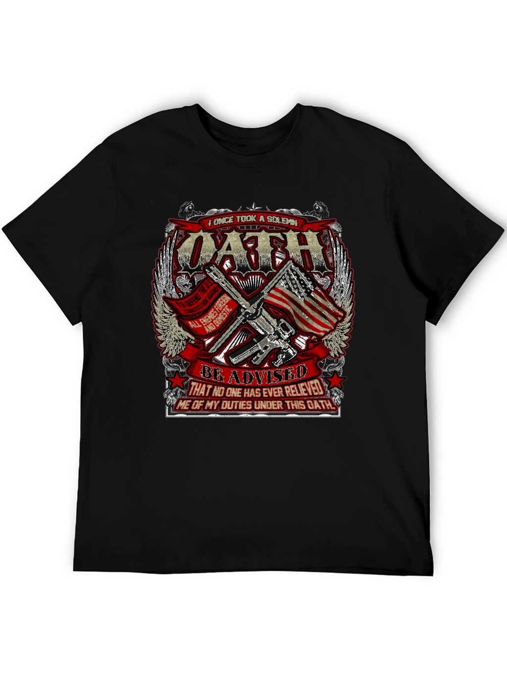 Oath T-Shirt - Patriotic Design